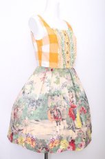 画像3: Lois CRAYON / 絵画ワンピース  イエロー S-26-07-14-034-LO-JA-AS-ZS (3)