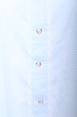 画像4: Lovely Tency / 眞白ありす/alsチョーカーレースブラウス M サックス S-26-07-14-016-LO-BL-AS-ZS (4)