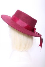 画像3: axes femme / 巻きバラレースカンカン帽  ワイン S-26-07-14-002-AX-AC-HR-ZS (3)