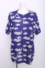 画像1: Nile Perch / 夜空プリントTシャツ  紫 S-26-07-14-023-LO-TO-AS-ZS (1)