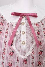 画像6: axes femme kawaii / プチローズ柄ワンピース  ピンク S-26-07-16-030-AX-OP-TE-ZS (6)