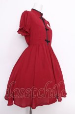 画像2: Ank Rouge / パンダ刺繍チャイナワンピース  赤 S-26-07-16-032-CA-OP-AS-ZS (2)