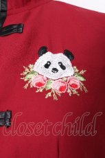 画像5: Ank Rouge / パンダ刺繍チャイナワンピース  赤 S-26-07-16-032-CA-OP-AS-ZS (5)
