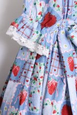 画像5: axes femme kawaii / ハピネスベリーワンピース  サックス S-26-07-16-035-AX-OP-TE-ZS (5)