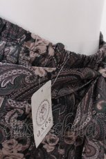 画像2: axes femme / ペイズリー×花柄ロングスカート  モーヴ S-26-07-16-050-AX-SK-AS-ZS (2)