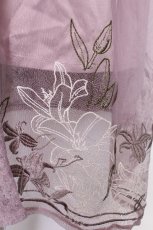画像5: axes femme / リリー柄チュール刺繍スカート  ラベンダー S-26-07-16-052-AX-SK-AS-ZS (5)