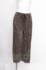 画像1: axes femme / サテンプリーツカットパンツ  カーキ S-26-07-16-056-AX-PA-AS-ZS (1)