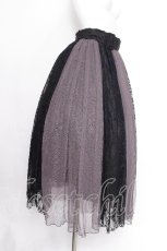 画像2: axes femme / レース×チュールスカート  黒 S-26-07-16-057-AX-SK-AS-ZS (2)