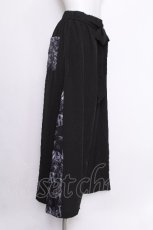 画像1: NieR Clothing / フレアパンツ  黒 S-26-07-16-058-PU-PA-AS-ZS (1)