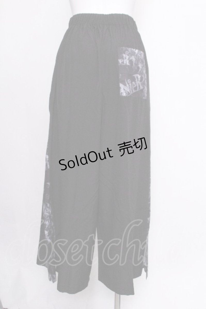 画像3: NieR Clothing / フレアパンツ  黒 S-26-07-16-058-PU-PA-AS-ZS (3)