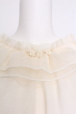画像3: axes femme POETIQUE / 巻き薔薇シフォンブラウス  生成り S-26-07-16-008-AX-BL-TE-ZS (3)