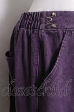 画像4: NieR Clothing / デニムカーゴパンツ  紫 S-26-07-16-060-PU-PA-AS-ZS (4)