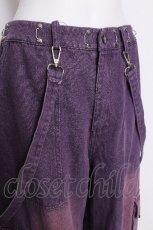 画像5: NieR Clothing / デニムカーゴパンツ  紫 S-26-07-16-060-PU-PA-AS-ZS (5)
