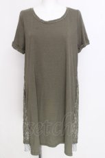 画像1: axes femme / バック切り替えカットチュニック  カーキ S-26-07-16-010-AX-TO-AS-ZS (1)