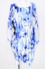 画像1: NieR Clothing / 転写Tシャツ  サックス S-26-07-16-014-PU-TO-AS-ZS (1)