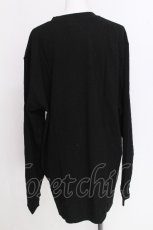 画像2: NieR Clothing / 切替長袖シャツ  黒 S-26-07-16-015-PU-BL-AS-ZS (2)