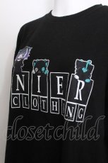 画像3: NieR Clothing / 切替長袖シャツ  黒 S-26-07-16-015-PU-BL-AS-ZS (3)