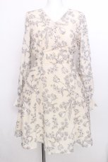 画像1: axes femme POETIQUE / デッサンフローラルワンピース  クリーム S-26-07-16-021-AX-OP-AS-ZS (1)