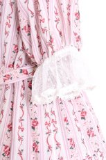 画像5: axes femme kawaii / プチローズ柄ワンピース  ピンク S-26-07-16-030-AX-OP-TE-ZS (5)