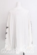 画像2: Amilige / BONDイラストプリントロングTシャツ  白 S-26-07-17-039-PU-TO-TE-ZS (2)