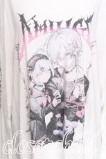 画像3: Amilige / BONDイラストプリントロングTシャツ  白 S-26-07-17-039-PU-TO-TE-ZS (3)