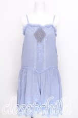 画像1: axes femme / レースキャミチュニック  サックス S-26-07-17-055-AX-TO-HR-ZS (1)