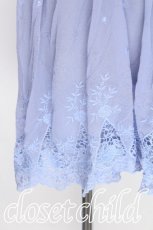 画像4: axes femme / レースキャミチュニック  サックス S-26-07-17-055-AX-TO-HR-ZS (4)