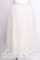 画像1: axes femme / レーシーチュールスカート  オフ S-26-07-17-059-AX-SK-AS-ZS (1)