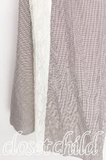 画像3: axes femme / レース切替ロングスカート  茶 S-26-07-17-061-AX-SK-AS-ZS (3)