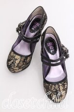 画像1: ANNA SUI / シューズ 3 オフｘ黒 S-26-07-17-013-PU-SH-AS-ZS (1)
