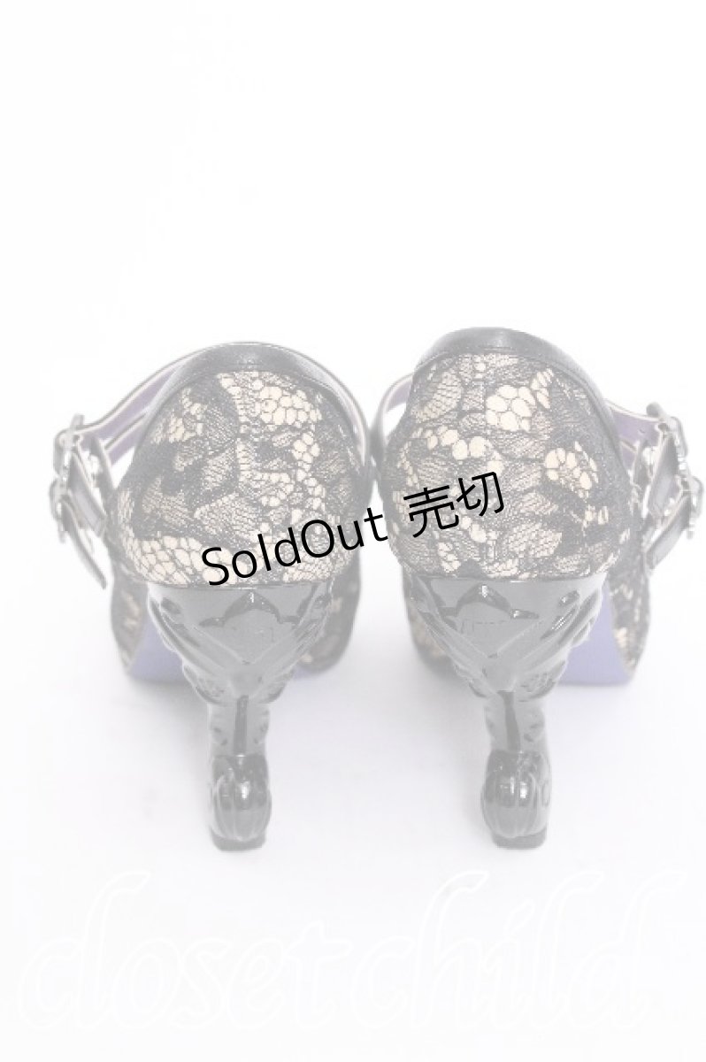 画像3: ANNA SUI / シューズ 3 オフｘ黒 S-26-07-17-013-PU-SH-AS-ZS (3)