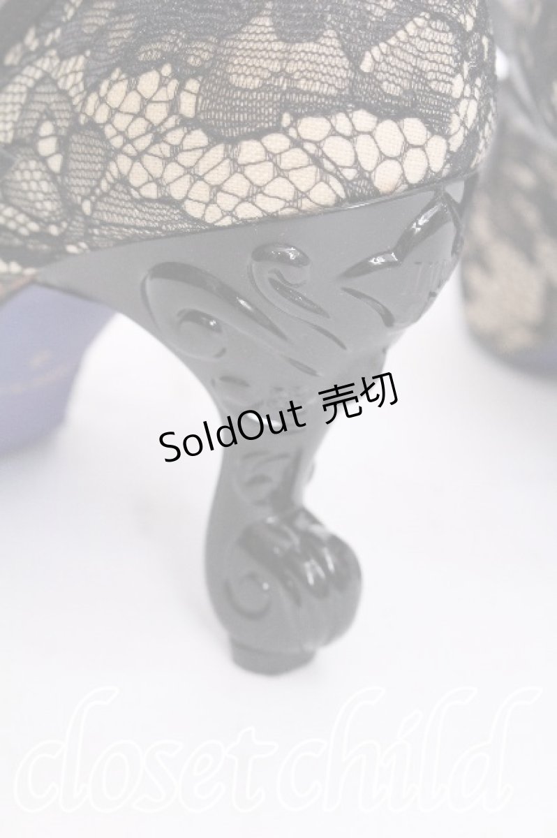 画像4: ANNA SUI / シューズ 3 オフｘ黒 S-26-07-17-013-PU-SH-AS-ZS (4)