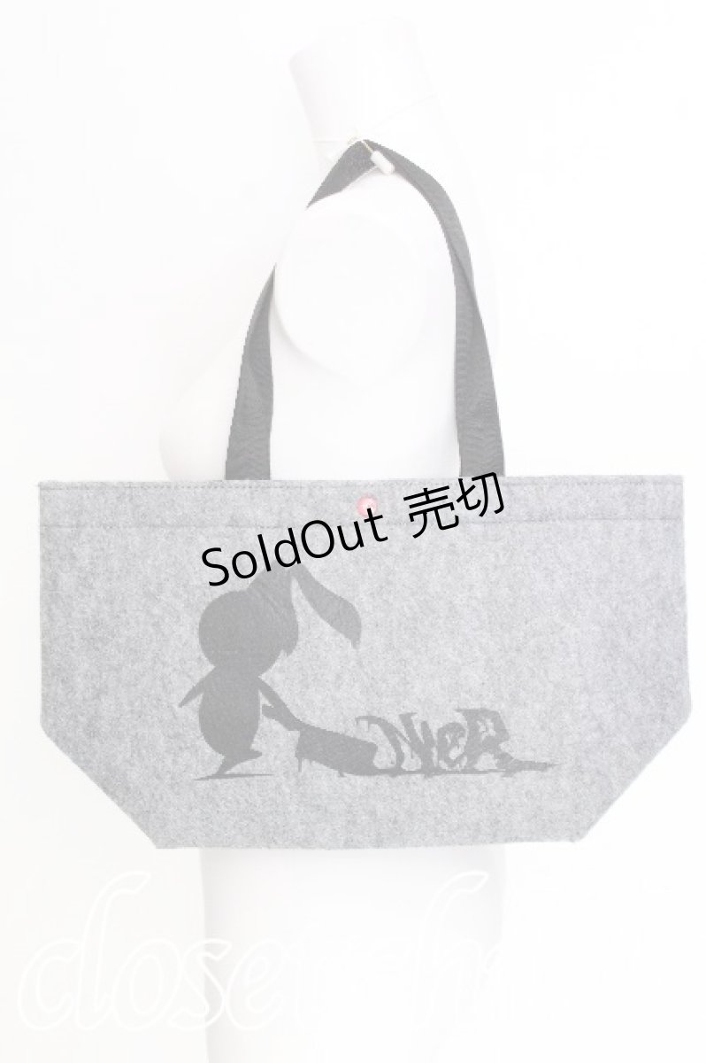 画像1: NieR Clothing / トートバッグ  グレー S-26-07-17-014-PU-BG-AS-ZS (1)