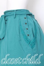 画像3: Ozz oneste / レイヤード入袴風ロングスカート  グリーン S-26-07-19-031-OO-SK-SZ-ZS (3)
