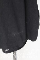 画像4: KRY CLOTHING / バック刺繍半袖シャツ  黒 S-26-07-19-004-PU-BL-HR-ZS (4)