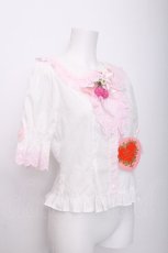 画像3: Physical Drop / レディレトロワンピース  オフｘラベンダー S-26-07-19-1058-LO-OP-HR-ZS (3)