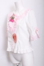 画像4: Physical Drop / レディレトロワンピース  オフｘラベンダー S-26-07-19-1058-LO-OP-HR-ZS (4)