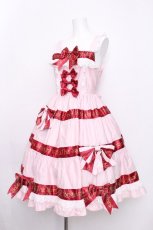 画像4: BABY,THE STARS SHINE BRIGHT / BABY Ribbon Sweet Diary ジャンパースカート  ピンク S-26-07-19-1049-BA-OP-HR-ZS (4)