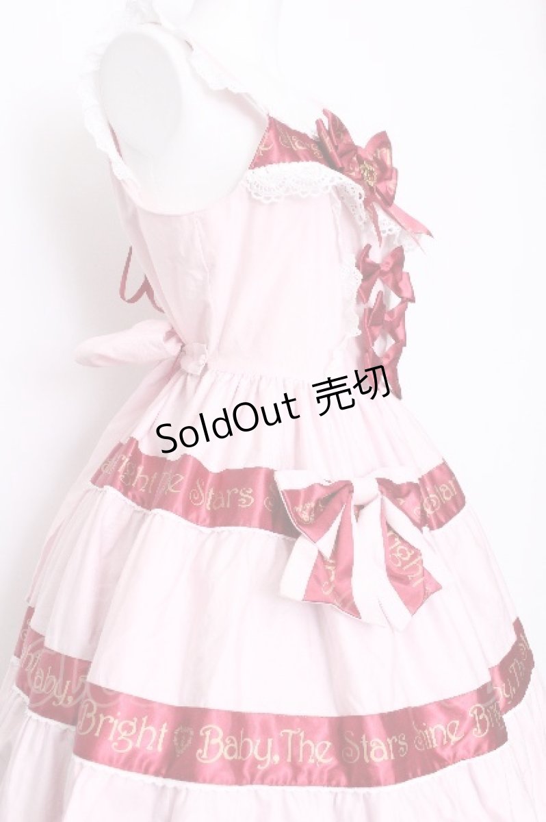 画像6: BABY,THE STARS SHINE BRIGHT / BABY Ribbon Sweet Diary ジャンパースカート  ピンク S-26-07-19-1049-BA-OP-HR-ZS (6)