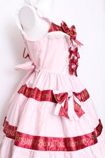 画像6: BABY,THE STARS SHINE BRIGHT / BABY Ribbon Sweet Diary ジャンパースカート  ピンク S-26-07-19-1049-BA-OP-HR-ZS (6)