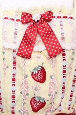画像6: Angelic Pretty / Little Bunny Strawberryエプロン風スカート  イエロー S-26-07-19-1050-AP-SK-AS-ZS (6)