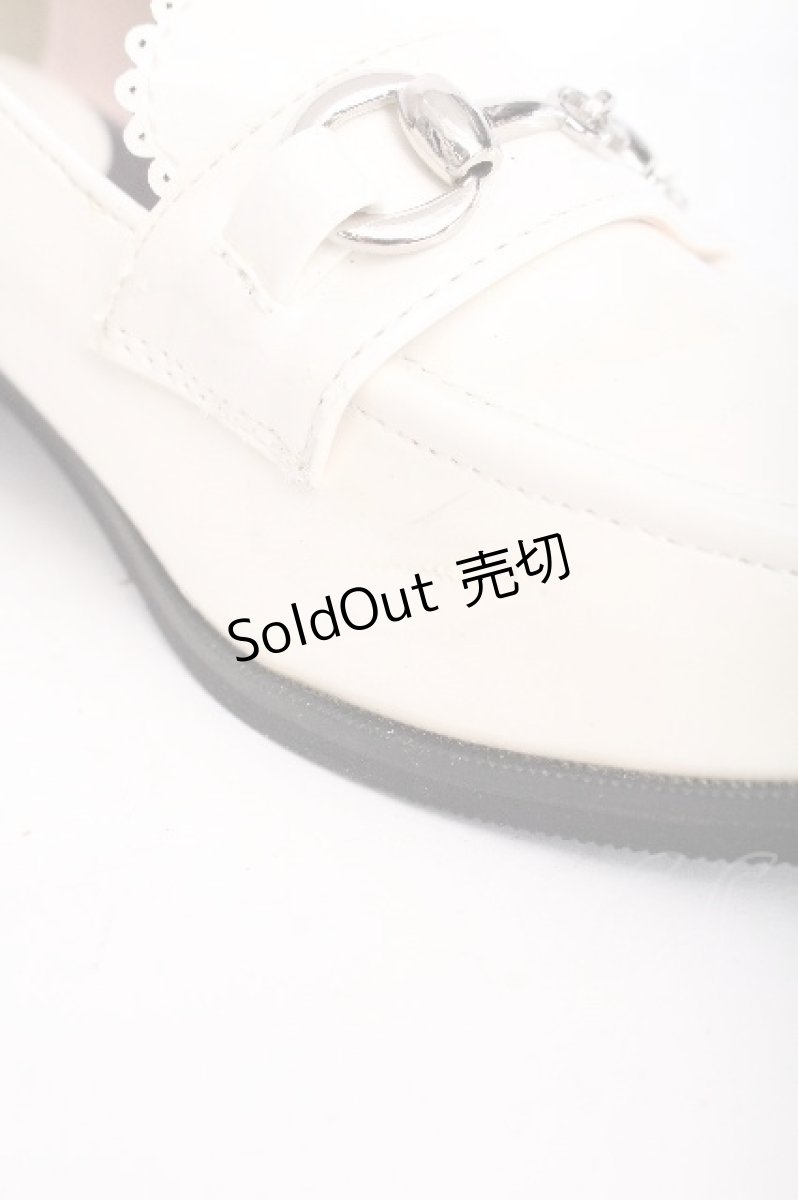 画像5: axes femme / ビット付きローファー M 白 S-26-07-19-1025-AX-SH-AS-ZS (5)