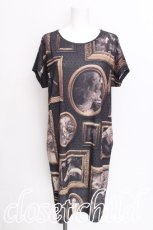 画像1: abilletage / FrameシリーズTシャツワンピース（Big frame）  黒 S-26-07-19-006-GO-OP-HR-ZS (1)