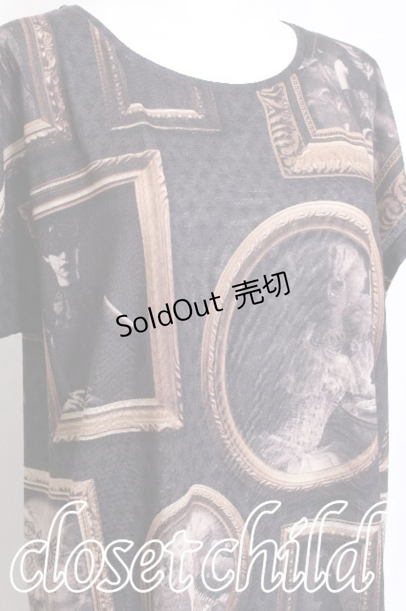 画像3: abilletage / FrameシリーズTシャツワンピース（Big frame）  黒 S-26-07-19-006-GO-OP-HR-ZS (3)