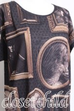 画像3: abilletage / FrameシリーズTシャツワンピース（Big frame）  黒 S-26-07-19-006-GO-OP-HR-ZS (3)