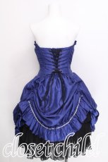 画像2: ATELIER PIERROT / シフォンフリルコルセットスカート  紺 S-26-07-19-012-EL-SK-AS-ZS (2)
