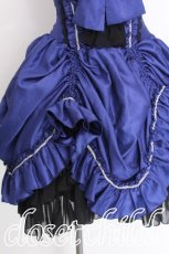画像4: ATELIER PIERROT / シフォンフリルコルセットスカート  紺 S-26-07-19-012-EL-SK-AS-ZS (4)
