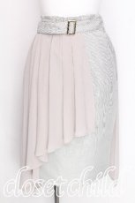 画像1: axes femme / シフォン重ねミドルスカート   S-26-07-19-027-AX-SK-HR-ZS (1)
