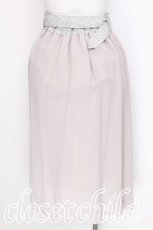 画像2: axes femme / シフォン重ねミドルスカート   S-26-07-19-027-AX-SK-HR-ZS (2)