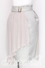 画像3: axes femme / シフォン重ねミドルスカート   S-26-07-19-027-AX-SK-HR-ZS (3)